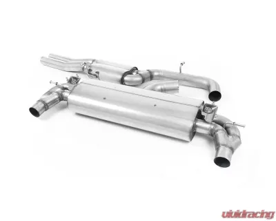 Milltek Resonated Catback Exhaust System w/ Burnt Titanium Oval Tips - EC Approved Audi RS3 Sportback 400PS 8V Facelift 2017+ - SSXAU798