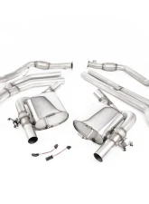 Milltek Non-Resonated Catback Exhaust System w/ Burnt Titanium Oval Tips Audi RS4 | RS5 B9 2.9 V6 Turbo 2018-2023                                     - SSXAU804 - Image 2