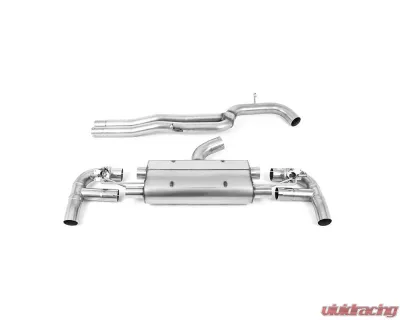 Milltek 80mm Non-Resonated (Louder) Catback Exhaust System w/ Polished Tips Audi RS3 8V Sportback 400PS 2017+ - SSXAU885