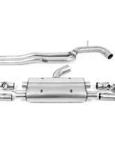 Milltek 80mm Non-Resonated (Louder) Catback Exhaust System w/ Burnt Titanium Tips Audi RS3 8V Sportback 400PS 2017+                                     - SSXAU887 - Image 2