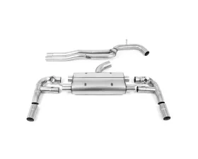 Milltek 80mm Non-Resonated Catback Exhaust w/ Polished Tips Audi RS3 Saloon | Sedan 400PS 8V 2017-2023