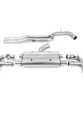 Milltek 80mm Non-Resonated Catback Exhaust w/ Polished Tips Audi RS3 Saloon | Sedan 400PS 8V 2017-2023                                     - SSXAU894 - Image 2