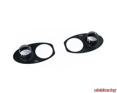 Milltek Optional Ceratoke Black Rear Trim Finisher Plates Audi RS6 | RS7 C8 4.0 V8 bi-turbo 2019-2025 - SSXAU905