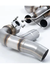 Milltek 80mm Race Non-Resonated (Louder) Catback Exhaust System w/ Brushed Titanium Tips Audi RS3 8V Sportback 400PS 2017+                                     - SSXAU980 - Image 2