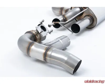 Milltek 80mm Race Non-Resonated (Louder) Catback Exhaust System w/ Burnt Titanium Tips Audi RS3 8V Sportback 400PS 2017+ - SSXAU981