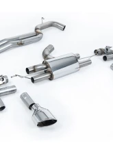 Milltek 80mm Non-Resonated Catback Exhaust System w/ Polished Tips (Loudest) Audi RS3 Saloon | Sedan 400PS 8V 2017+                                     - SSXAU983 - Image 4