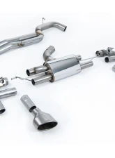 Milltek 80mm Non-Resonated Catback Exhaust System w/ Brushed Titanium Tips (Loudest) Audi RS3 Saloon | Sedan 400PS 8V 2017+                                     - SSXAU984 - Image 4