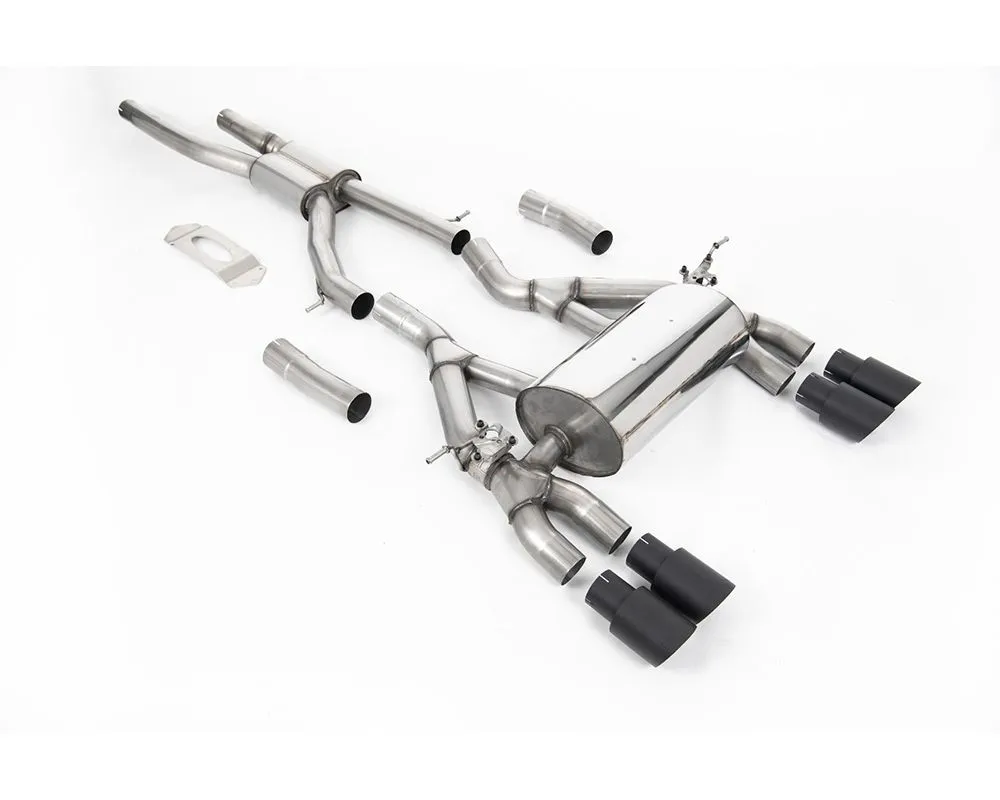 Milltek GPF/OPF Back Road Exhaust System w/ Ceratoke Black GT-90 Tips BMW 3-Series F80 | 4-Series F82/83 2019+ - SSXBM1125