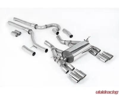 Milltek Equal Length Catback Exhaust System w/ Polished Tips BMW 3-Series F80 | 4-Series F82/83 2014-2018 - SSXBM1146