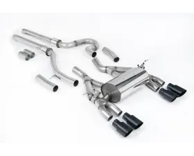 Milltek Equal Length Catback Exhaust System w/ Ceratoke Black Tips BMW 3-Series F80 | 4-Series F82/83 2014-2018