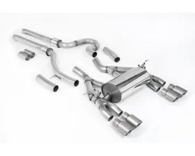 Milltek Equal Length Catback Exhaust System w/ Brushed Titanium Tips BMW 3-Series F80 | 4-Series F82/83 2014-2018