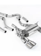 Milltek Equal Length Catback Exhaust System w/ Brushed Titanium Tips BMW 3-Series F80 | 4-Series F82/83 2014-2018                                     - SSXBM1148 - Image 2