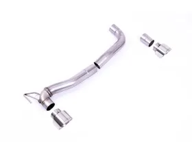 Milltek Maxton Designs Dual Outlet Upgrade Kit w/ GT-100 Polished Tips Ford Fiesta Mk8 1.5 EcoBoost 2018-2023