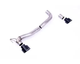 Milltek Maxton Designs Dual Outlet Upgrade Kit w/ GT-100 Black Tips Ford Fiesta Mk8 1.5 EcoBoost 2018-2023