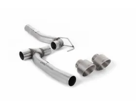Milltek Catback Systems Upgrade Kit w/ Brushed Titanium GT-100 Tips Ford Fiesta Mk8 1.0T EcoBoost 2019-2023