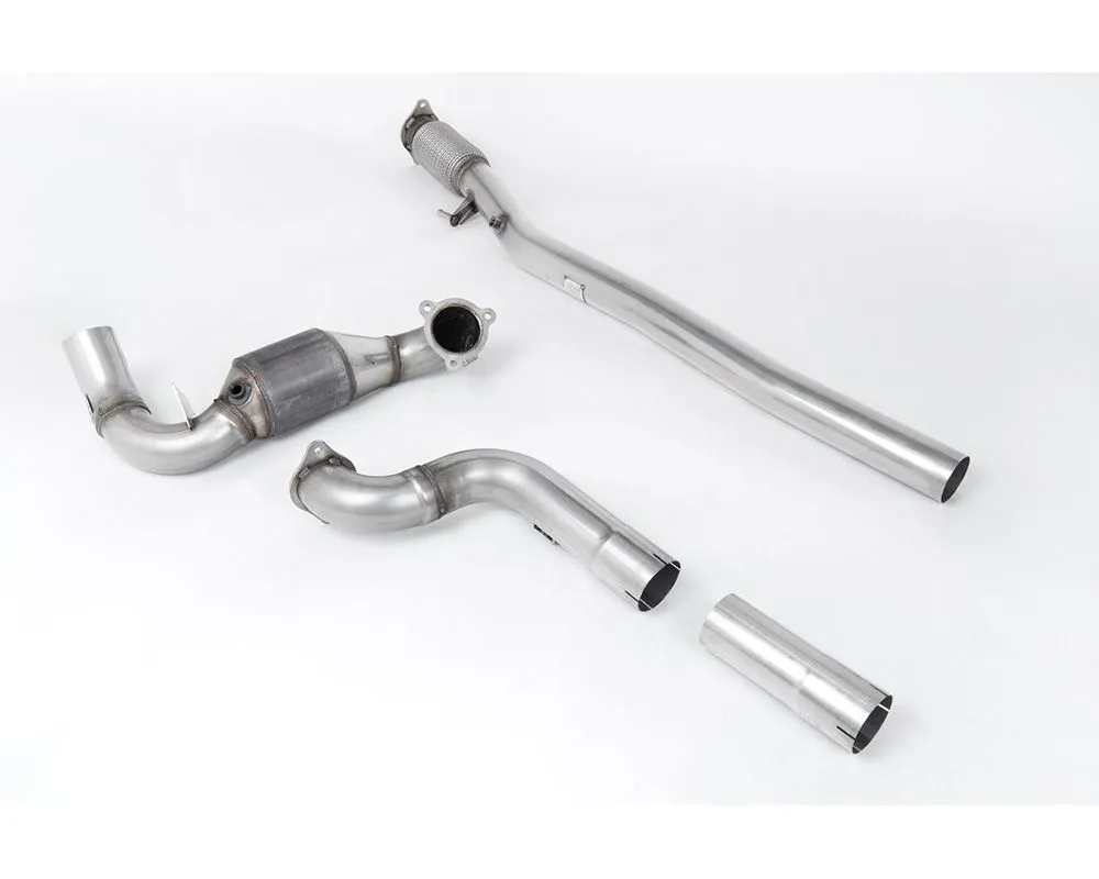 Milltek Large Bore Downpipe and Hi-Flow Sports Catalyst w/ GPF/OPF Bypass Mercedes-Benz A-Class A35 AMG 2019+ - SSXMZ151