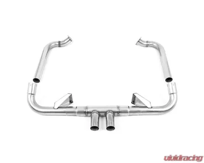 Milltek Particular Filter-Back Exhaust w/ Rear Silencer Delete & Polished GT-100 Tips Porsche 718 Boxster | Cayman 2.5T 2016+ - SSXPO134