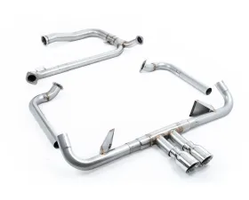 Milltek Full Race System Polished GT-100 Tips Porsche 718 Boxster | Cayman GTS 2.5T 2016+