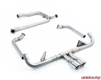 Milltek Full Race System Polished GT-100 Tips Porsche 718 Boxster | Cayman GTS 2.5T 2016+ - SSXPO144
