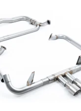 Milltek Full Race System Brushed Titanium GT-100 Tips Porsche 718 Boxster | Cayman GTS 2.5T 2016+                                     - SSXPO146 - Image 2