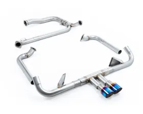 Milltek Full Race System Burnt Titanium GT-100 Tips Porsche 718 Boxster | Cayman GTS 2.5T 2016+