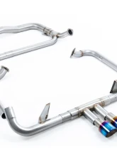 Milltek Full Race System Burnt Titanium GT-100 Tips Porsche 718 Boxster | Cayman GTS 2.5T 2016+                                     - SSXPO147 - Image 2