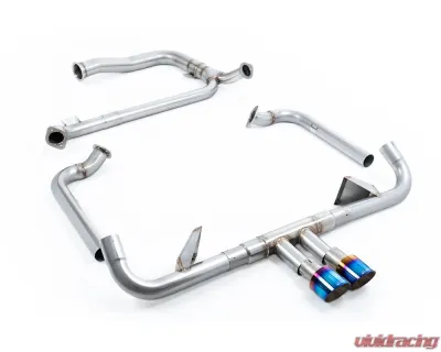 Milltek Full Race System Burnt Titanium GT-100 Tips Porsche 718 Boxster | Cayman GTS 2.5T 2016+ - SSXPO147