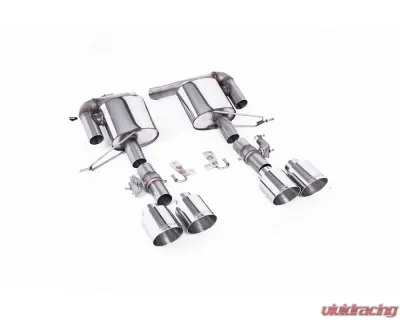 Milltek Valved Rear Silencers w/ GT-115 Polished Tips Land Rover Range Rover Sport SVR 5.0L V8 Supercharged 2018+ - SSXRR113