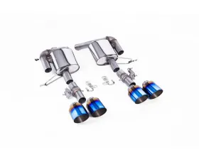 Milltek Valved Rear Silencers w/ GT-115 Burnt/Blue Titanium Tips Land Rover Range Rover Sport SVR 5.0L V8 Supercharged 2018+