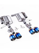 Milltek Valved Rear Silencers w/ GT-115 Burnt/Blue Titanium Tips Land Rover Range Rover Sport SVR 5.0L V8 Supercharged 2018+                                     - SSXRR116 - Image 2