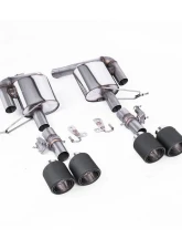 Milltek Valved Rear Silencers w/ JET-115 Carbon Fiber Tips Land Rover Range Rover Sport SVR 5.0L V8 Supercharged 2018+                                     - SSXRR117 - Image 2