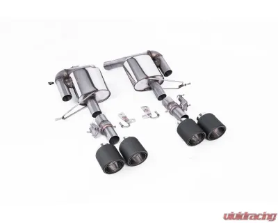 Milltek Valved Rear Silencers w/ JET-115 Carbon Fiber Tips Land Rover Range Rover Sport SVR 5.0L V8 Supercharged 2018+ - SSXRR117