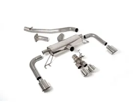 Milltek 3 Inch Non-Resonated Secondary Catback Exhaust System w/ Polished GT Tips Toyota Corolla GR 2023+
