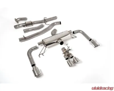 Milltek 3 Inch Non-Resonated Primary Catback Exhaust System w/ Polished GT Tips Toyota Corolla GR 2023+ - SSXTY149
