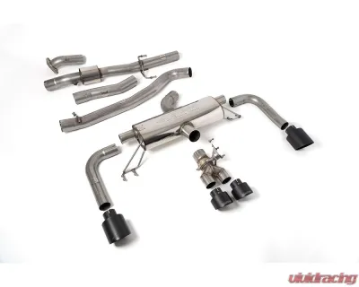 Milltek 3 Inch Non-Resonated Primary Catback Exhaust System w/ Ceratoke Black GT Tips Toyota Corolla GR 2023+ - SSXTY150
