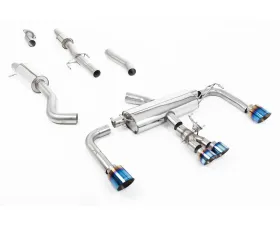 Milltek 3 Inch Resonated Primary Catback Exhaust System w/ Burnt Titanium GT Tips Toyota Corolla GR 2023+