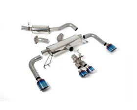 Milltek 3 Inch Resonated Secondary Catback Exhaust System w/ Burnt Titanium GT Tips Toyota Corolla GR 2023+