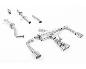 Milltek 3 Inch Resonated Primary Catback Exhaust System w/ Polished GT Tips Toyota Corolla GR 2023+