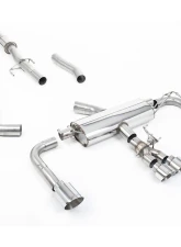 Milltek 3 Inch Resonated Primary Catback Exhaust System w/ Polished GT Tips Toyota Corolla GR 2023+                                     - SSXTY159 - Image 2