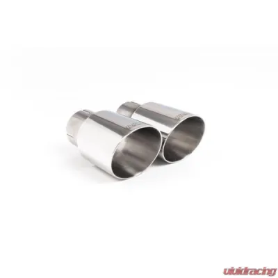 Milltek 2.50 inch Catback Exhaust System Resonated w/Dual 100mm Jet Tips Audi A4 B6 1.8T Quattro Sedan 6 Speed MT 2003-2004 - SSXAU090