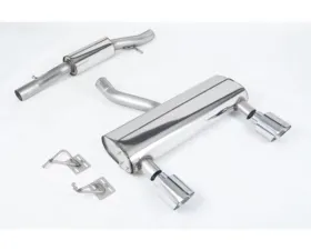 Milltek Cat-back Resonated quieter with Polished GT-115 Tips Audi TT 3.2 V6 Quatro Coupe /Roadster 2003-2006