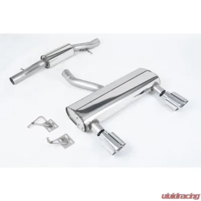 Milltek Cat-back Resonated quieter with Polished GT-115 Tips Audi TT 3.2 V6 Quatro Coupe /Roadster 2003-2006 - SSXAU1036