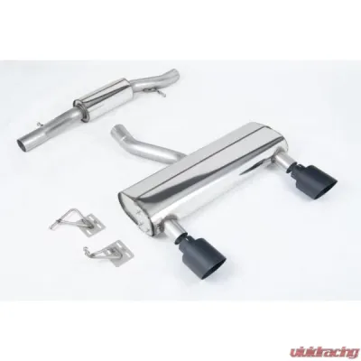 Milltek Cat-back Resonated quieter with Cerakote Black GT-115 Tips Audi TT 3.2 V6 Quatro Coupe /Roadster 2003-2006 - SSXAU1037