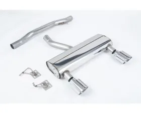Milltek Cat-back Non Resonated louder with Polished GT-115 Tips Audi TT 3.2 V6 Quatro Coupe /Roadster 2003-2006