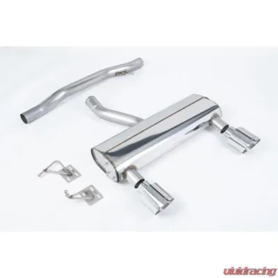 Milltek Cat-back Non Resonated louder with Polished GT-115 Tips Audi TT 3.2 V6 Quatro Coupe /Roadster 2003-2006 - SSXAU1042