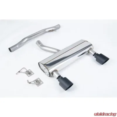 Milltek Cat-back Non Resonated louder with Carbon Fibre JET-115 Tips Audi TT 3.2 V6 Quatro Coupe /Roadster 2003-2006 - SSXAU1043