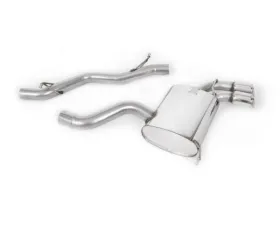Milltek Non-Resonated Catback Exhaust System Audi S3 2.0 T Quattro 3-Door 8P 2006-2012