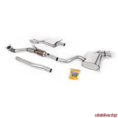 Milltek Turbo-back w/Hi-Flow Sports Cat Audi S3 2.0 T Quattro 3-Door 8P 2006-2012 - SSXAU127