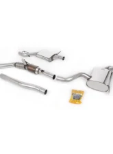 Milltek Turbo-back w/Hi-Flow Sports Cat Audi S3 2.0 T Quattro 3-Door 8P 2006-2012                                     - SSXAU127 - Image 2