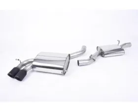 Milltek Resonated Catback Exhaust System Audi S3 2.0 T Quattro 3-Door 8P 2006-2012
